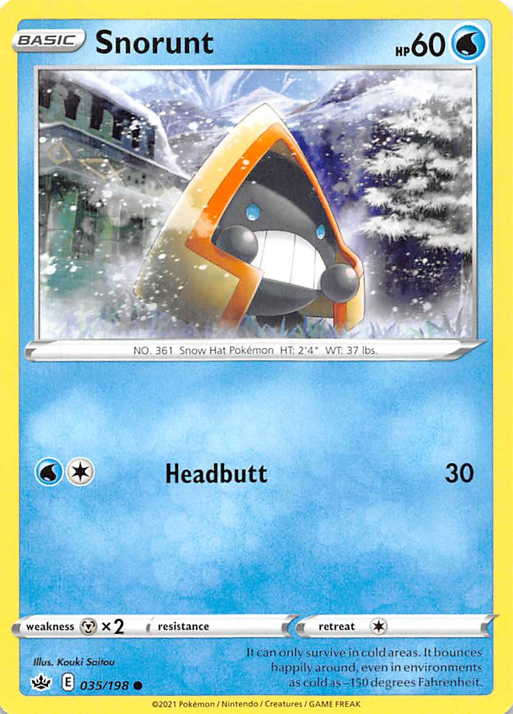 Snorunt (035/198) [Sword & Shield: Chilling Reign] | Deep Dive Games St. Marys