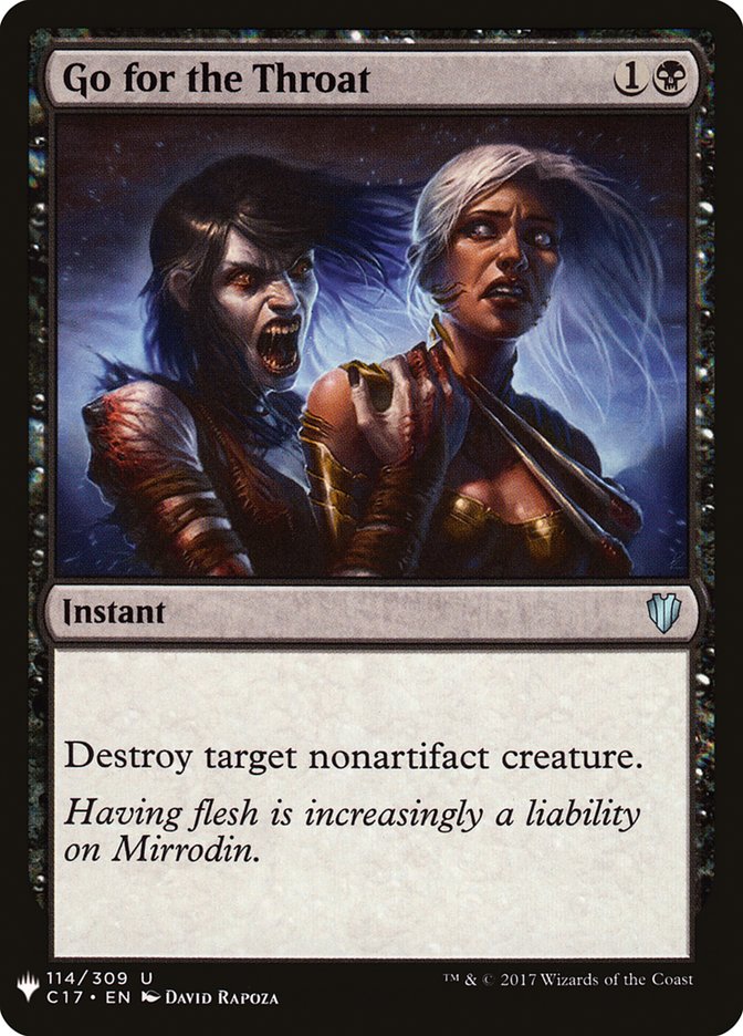 Go for the Throat [Mystery Booster] | Deep Dive Games St. Marys