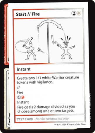 Start // Fire (2021 Edition) [Mystery Booster Playtest Cards] | Deep Dive Games St. Marys