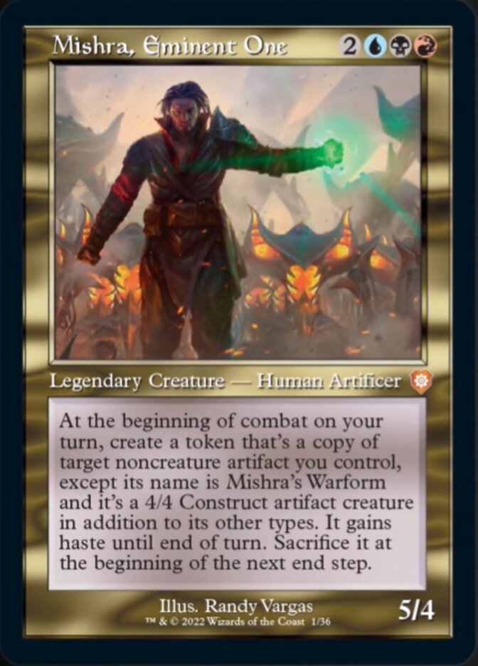 Mishra, Eminent One (001) (Retro) [The Brothers' War Commander] | Deep Dive Games St. Marys