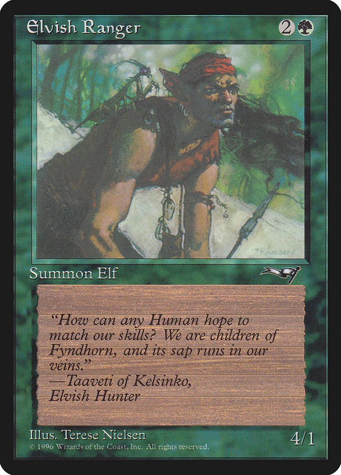 Elvish Ranger (Insect on Back) [Alliances] | Deep Dive Games St. Marys