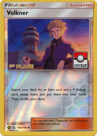 Volkner (135a/156) (League Challenge 1st Place) [Sun & Moon: Ultra Prism] | Deep Dive Games St. Marys