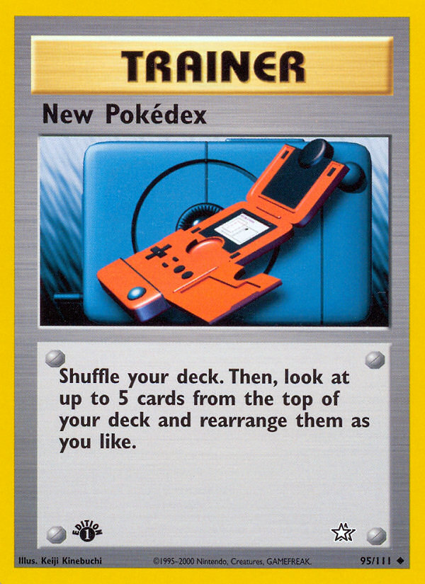 New Pokedex (95/111) [Neo Genesis 1st Edition] | Deep Dive Games St. Marys