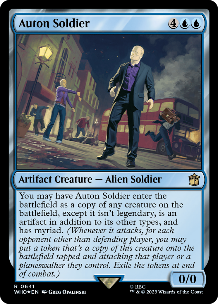Auton Soldier (Surge Foil) [Doctor Who] | Deep Dive Games St. Marys