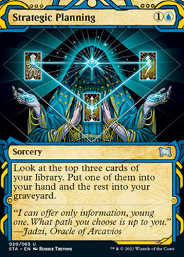 Strategic Planning (Foil Etched) [Strixhaven: Mystical Archive] | Deep Dive Games St. Marys