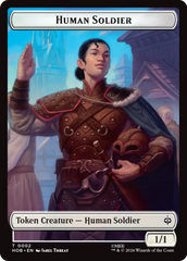 Human Soldier // Dwarf Double-Sided Token [The Hobbit Tokens] | Deep Dive Games St. Marys