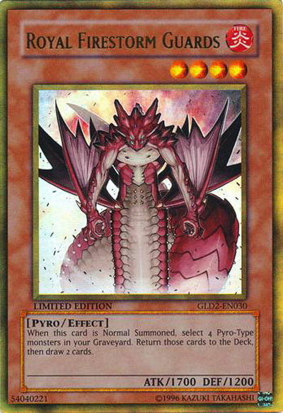 Royal Firestorm Guards [GLD2-EN030] Ultra Rare | Deep Dive Games St. Marys