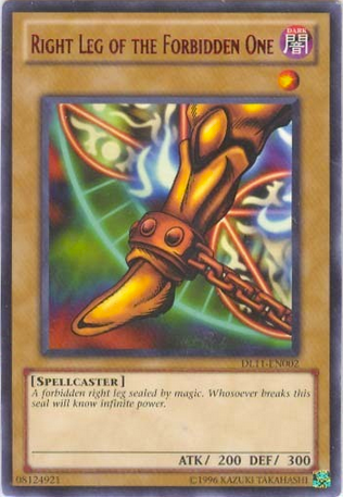 Right Leg of the Forbidden One (Purple) [DL11-EN002] Rare | Deep Dive Games St. Marys