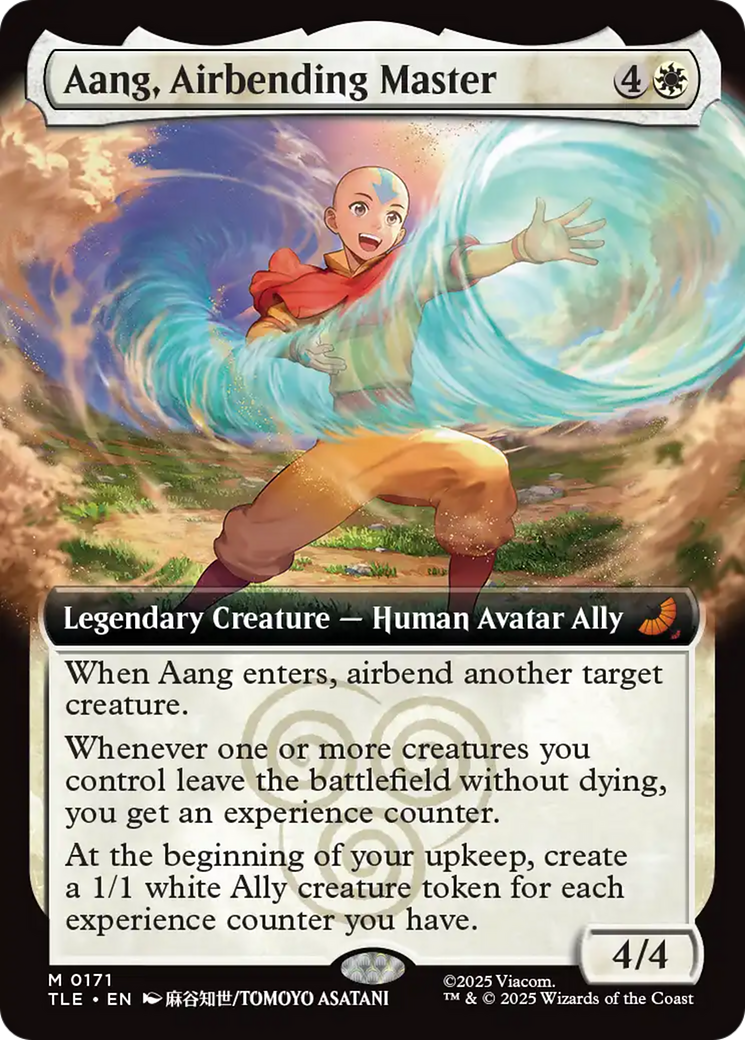 Aang, Airbending Master (Extended Art) [Avatar: The Last Airbender: Eternal-Legal] | Deep Dive Games St. Marys