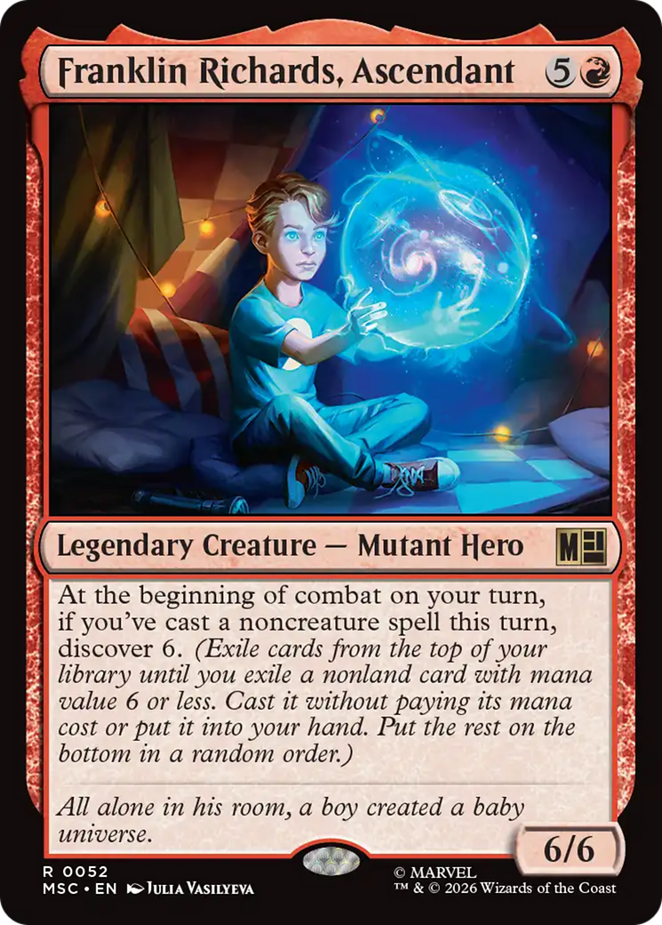 Franklin Richards, Ascendant (Surge Foil) [Marvel Super Heroes Commander] | Deep Dive Games St. Marys