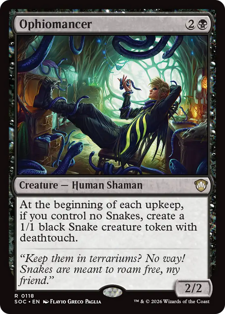 Ophiomancer [Secrets of Strixhaven Commander] | Deep Dive Games St. Marys