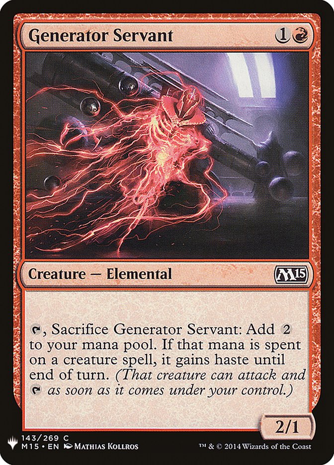 Generator Servant [Mystery Booster] | Deep Dive Games St. Marys