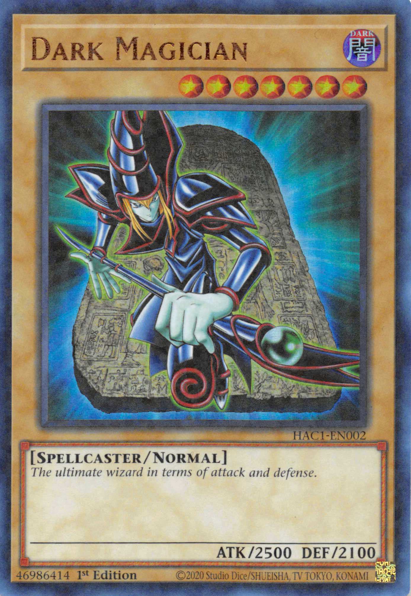 Dark Magician (Duel Terminal) [HAC1-EN002] Parallel Rare | Deep Dive Games St. Marys