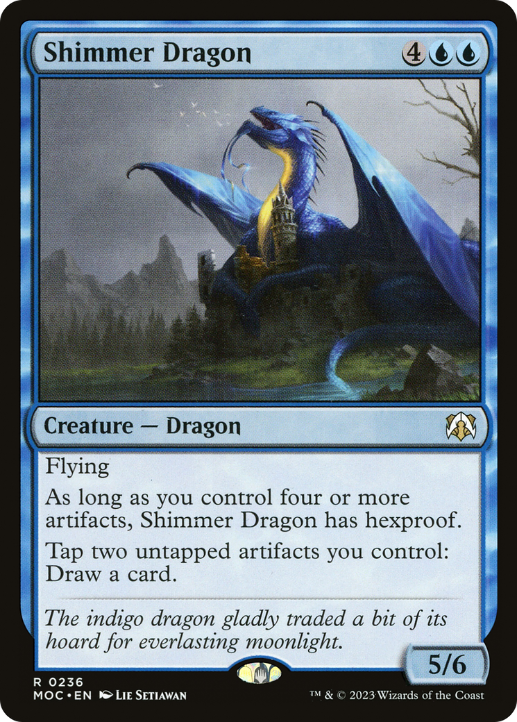 Shimmer Dragon [March of the Machine Commander] | Deep Dive Games St. Marys
