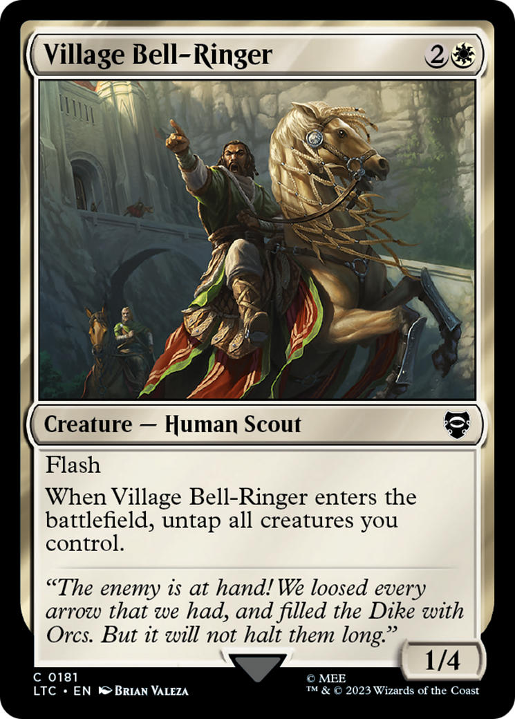 Village Bell-Ringer [The Lord of the Rings: Tales of Middle-Earth Commander] | Deep Dive Games St. Marys