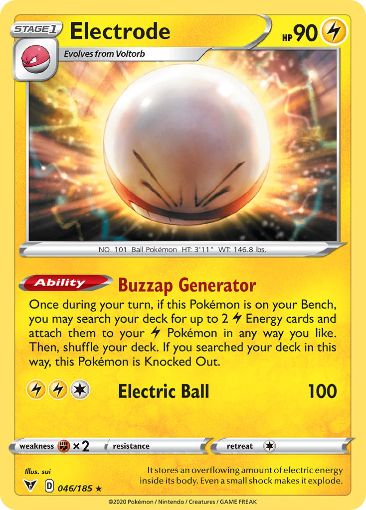 Electrode (046/185) [Sword & Shield: Vivid Voltage] | Deep Dive Games St. Marys