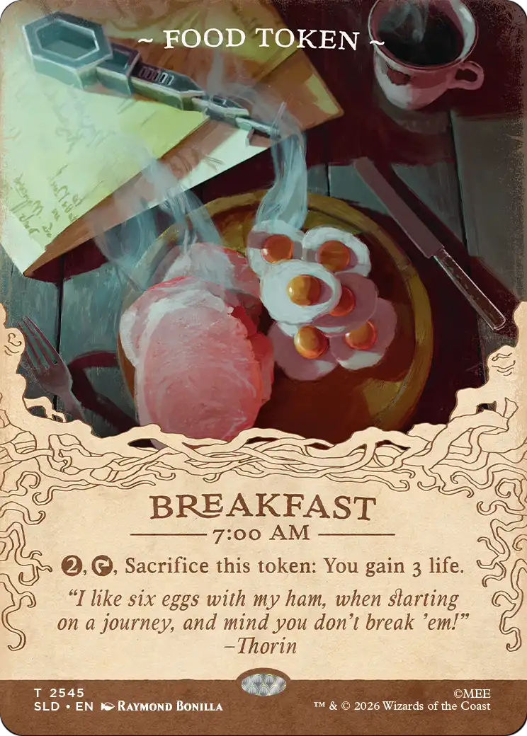 Food Token (2545) [Secret Lair Drop Series] | Deep Dive Games St. Marys