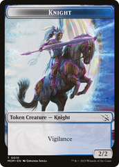 Thopter // Knight (10) Double-Sided Token [March of the Machine Tokens] | Deep Dive Games St. Marys