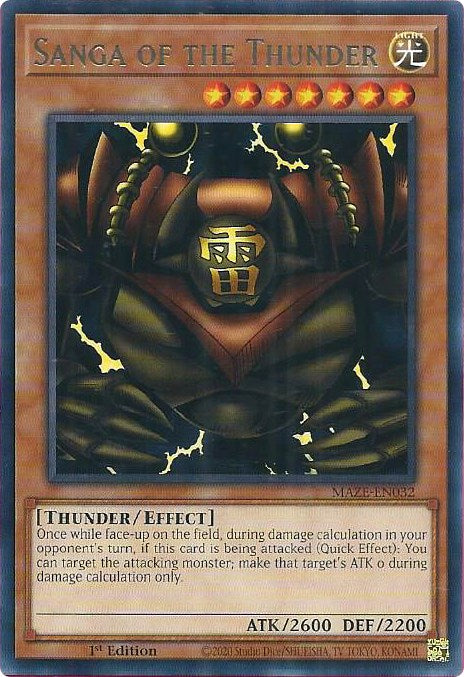 Sanga of the Thunder [MAZE-EN032] Rare | Deep Dive Games St. Marys