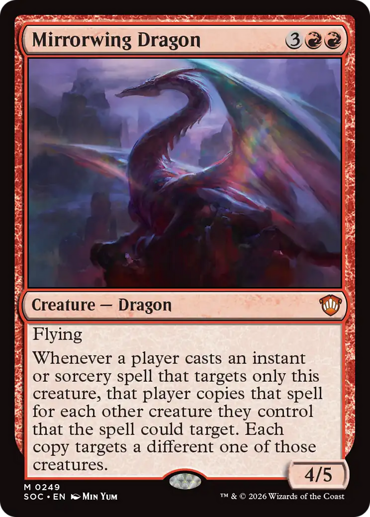 Mirrorwing Dragon [Secrets of Strixhaven Commander] | Deep Dive Games St. Marys