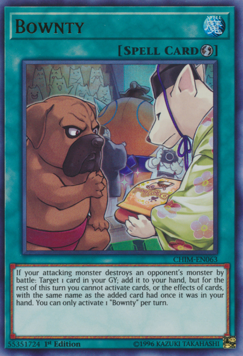 Bownty [CHIM-EN063] Ultra Rare | Deep Dive Games St. Marys