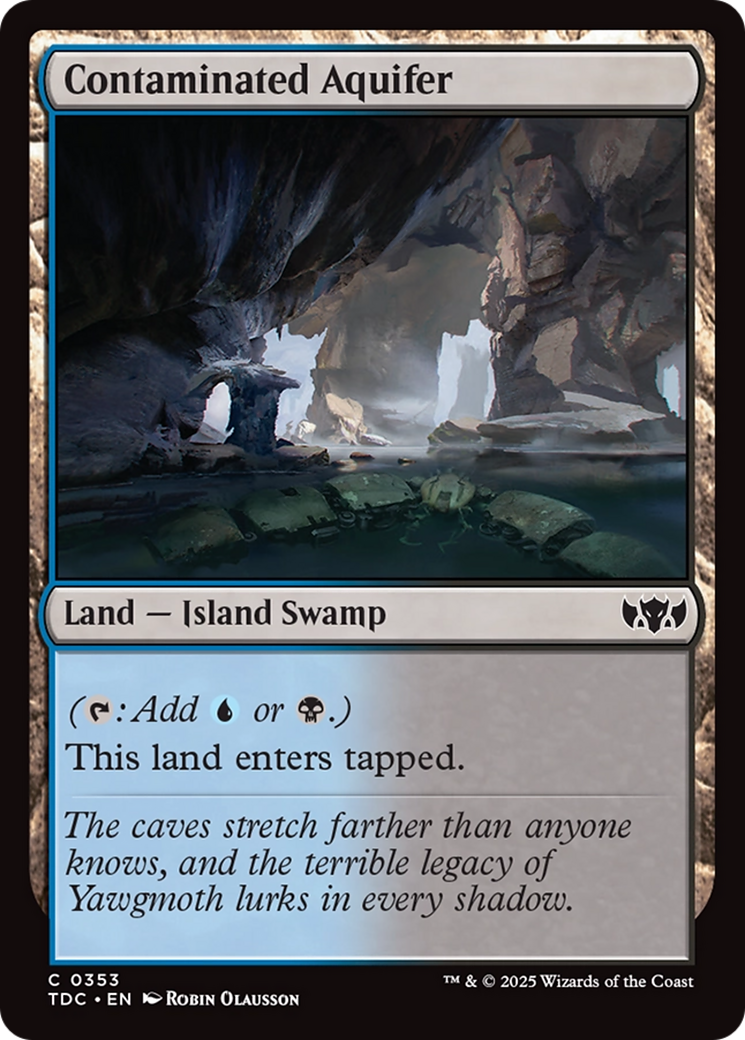 Contaminated Aquifer [Tarkir: Dragonstorm Commander] | Deep Dive Games St. Marys
