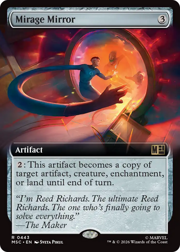 Mirage Mirror (Extended Art) [Marvel Super Heroes Commander] | Deep Dive Games St. Marys