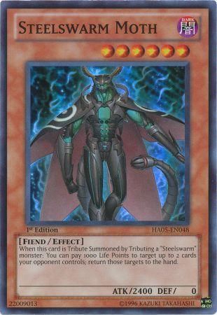 Steelswarm Moth [HA05-EN048] Super Rare | Deep Dive Games St. Marys