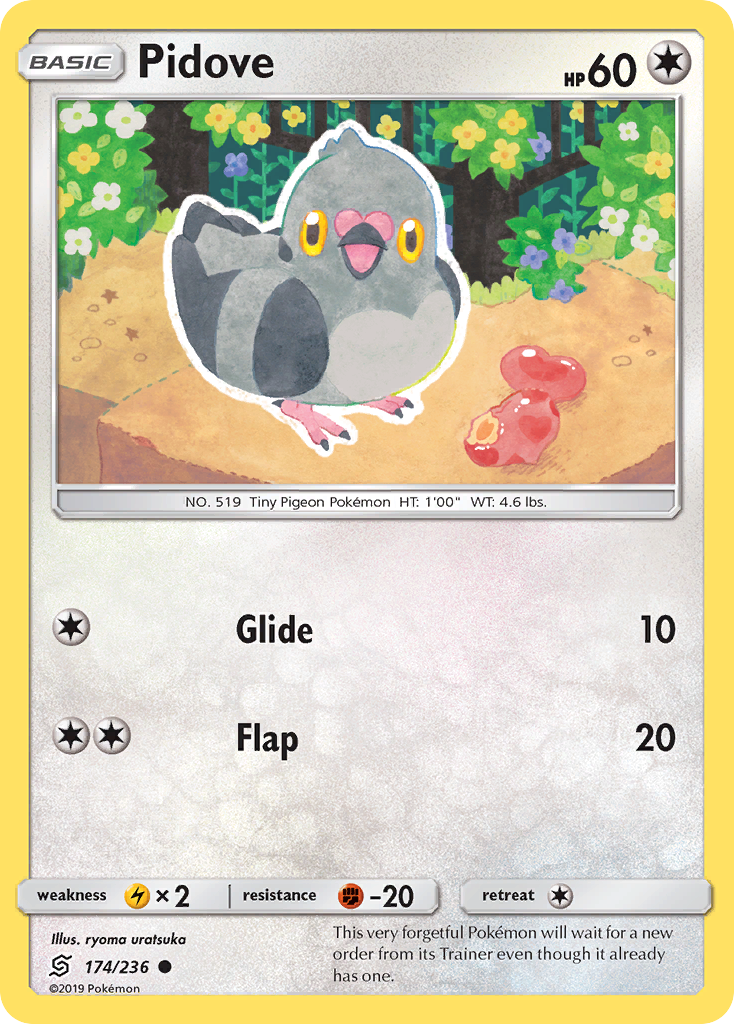 Pidove (174/236) [Sun & Moon: Unified Minds] | Deep Dive Games St. Marys