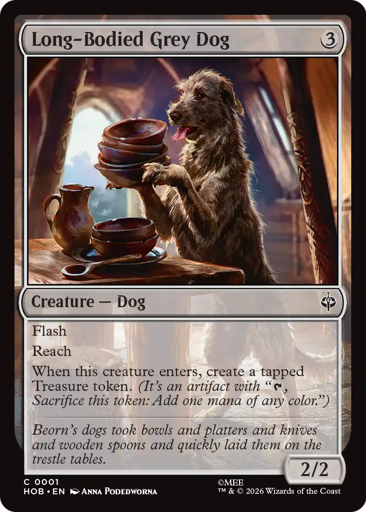 Long-Bodied Grey Dog [The Hobbit] | Deep Dive Games St. Marys