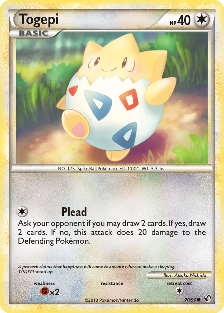 Togepi (70/90) [HeartGold & SoulSilver: Undaunted] | Deep Dive Games St. Marys
