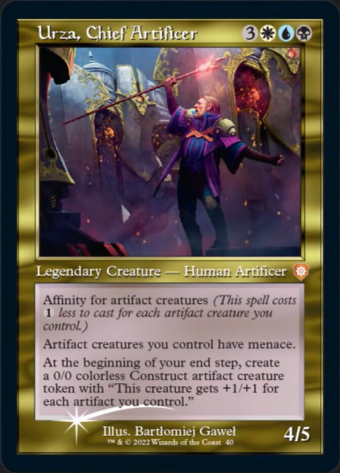 Urza, Chief Artificer (040) (Retro) (Display Commander) [The Brothers' War Commander] | Deep Dive Games St. Marys