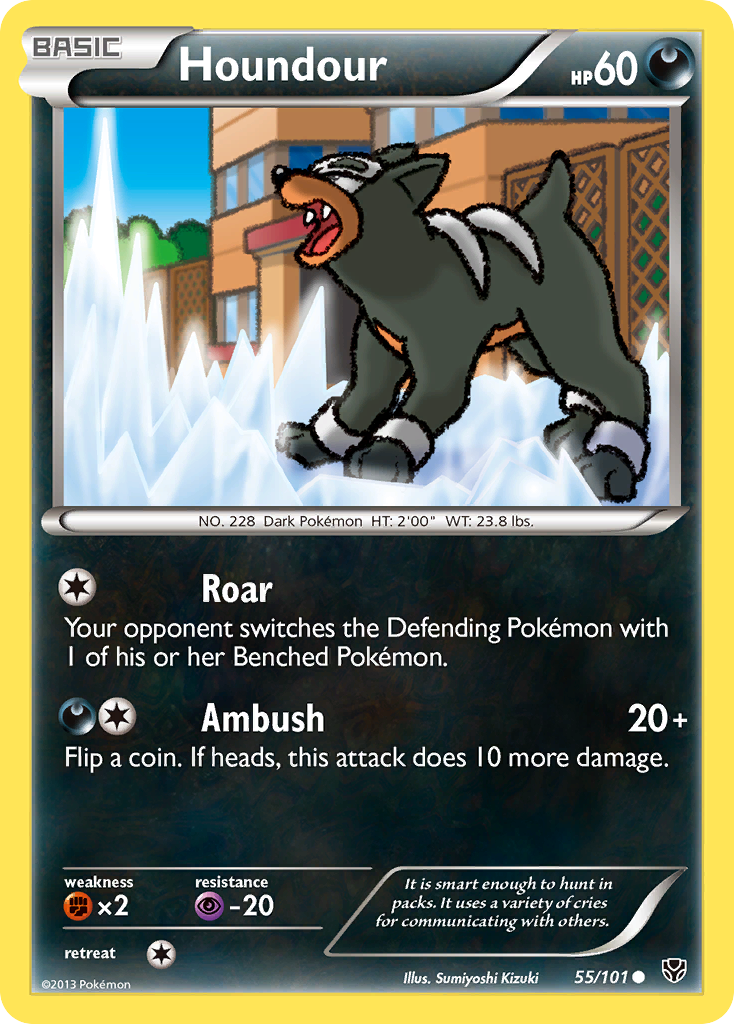 Houndour (55/101) [Black & White: Plasma Blast] | Deep Dive Games St. Marys