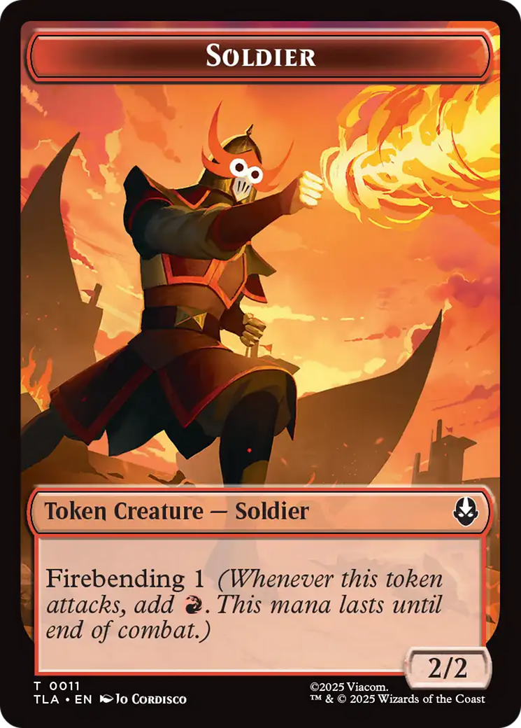 Ally (0008) // Soldier (0002) Double-Sided Token [Avatar: The Last Airbender Tokens] | Deep Dive Games St. Marys