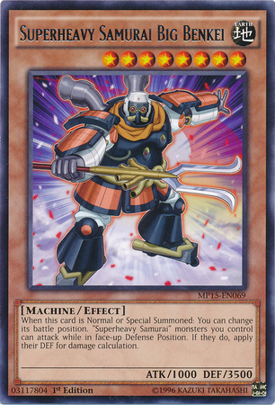 Superheavy Samurai Big Benkei [MP15-EN069] Rare | Deep Dive Games St. Marys