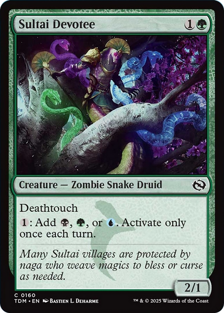 Sultai Devotee [Tarkir: Dragonstorm] | Deep Dive Games St. Marys