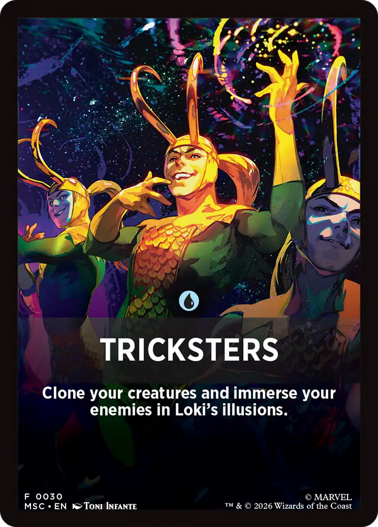 Tricksters Theme Card [Marvel Super Heroes Commander] | Deep Dive Games St. Marys