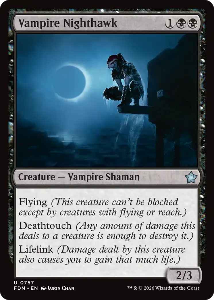 Vampire Nighthawk (0757) [Foundations] | Deep Dive Games St. Marys