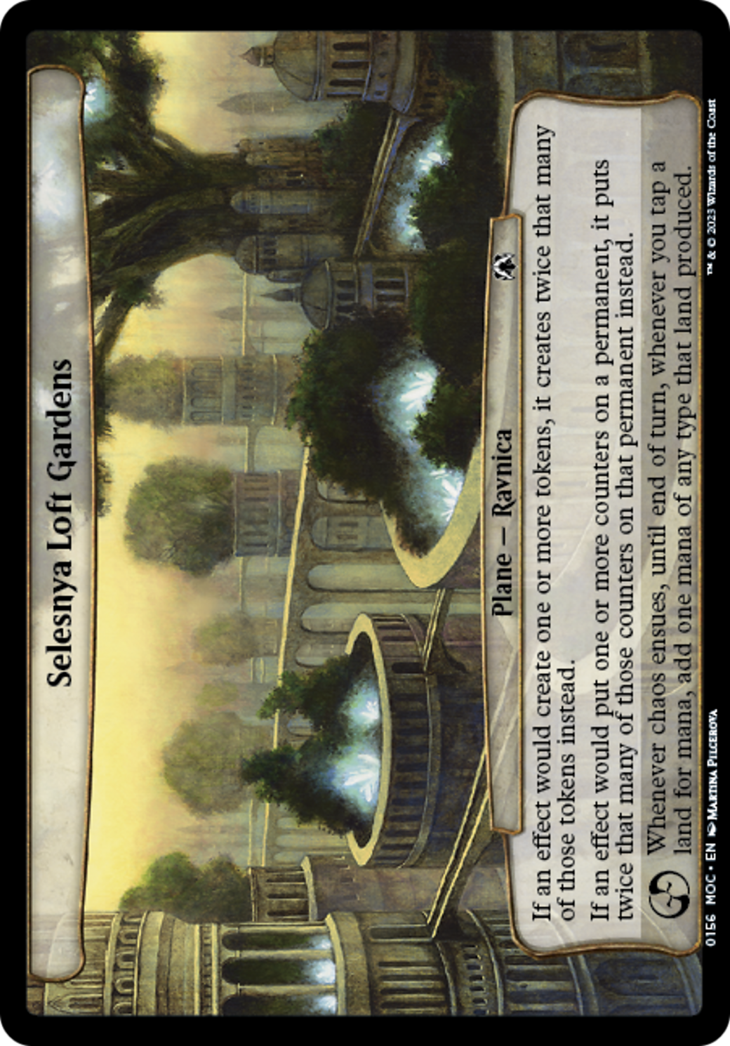 Selesnya Loft Gardens [March of the Machine Commander] | Deep Dive Games St. Marys