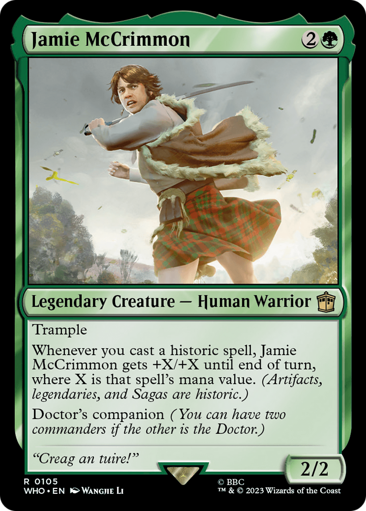 Jamie McCrimmon (Extended Art) [Doctor Who] | Deep Dive Games St. Marys