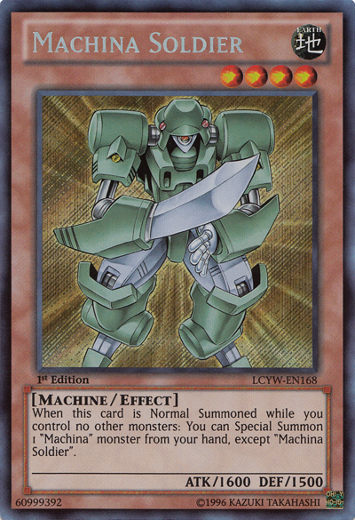 Machina Soldier [LCYW-EN168] Secret Rare | Deep Dive Games St. Marys