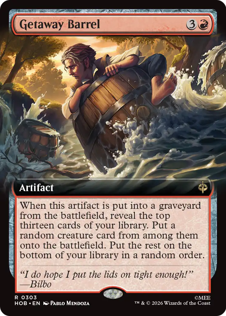 Getaway Barrel (Extended Art) [The Hobbit] | Deep Dive Games St. Marys