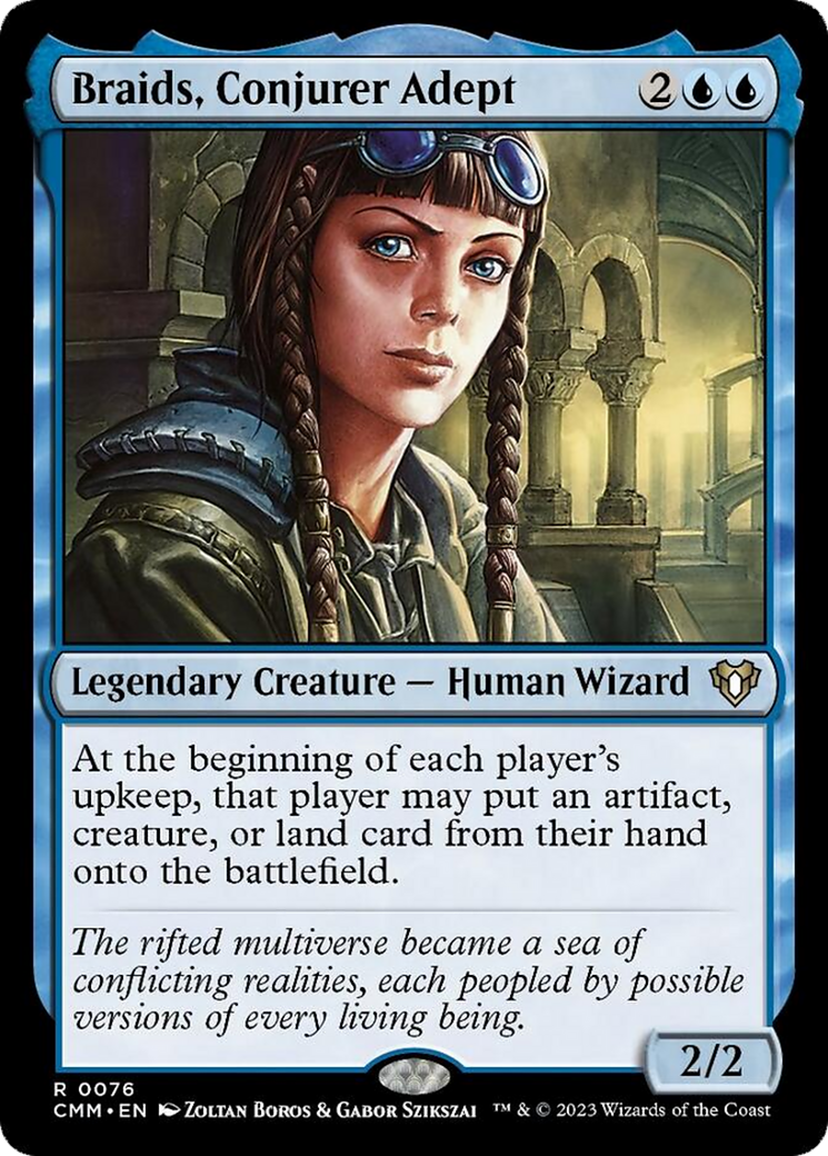 Braids, Conjurer Adept [Commander Masters] | Deep Dive Games St. Marys