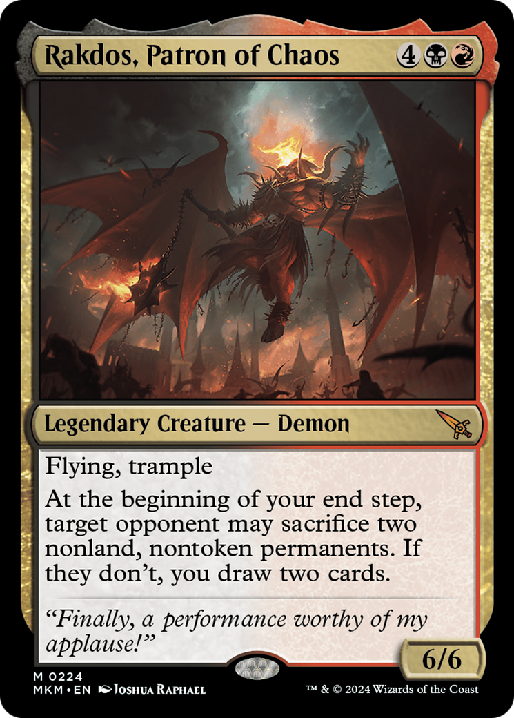 Rakdos, Patron of Chaos [Murders at Karlov Manor] | Deep Dive Games St. Marys