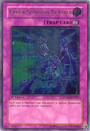 Cyber Summon Blaster [POTD-EN057] Ultimate Rare | Deep Dive Games St. Marys