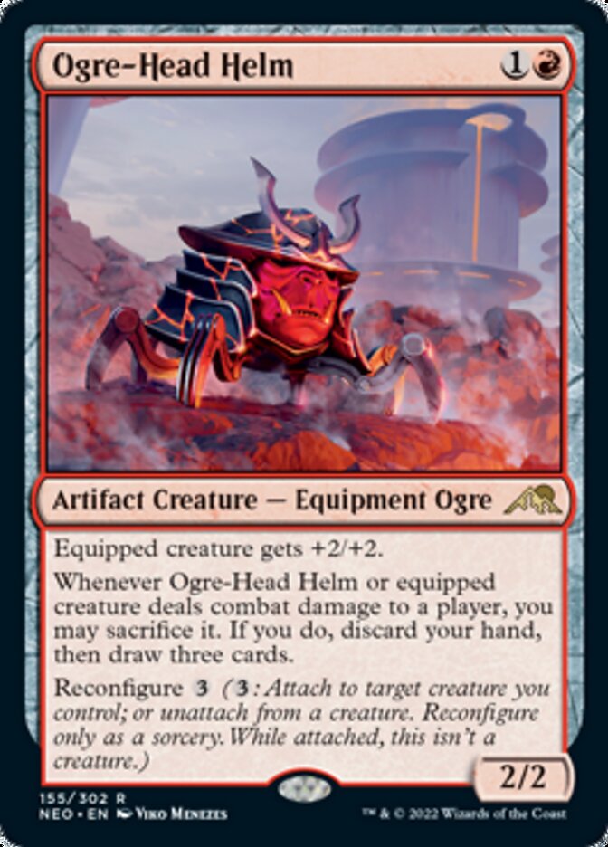 Ogre-Head Helm [Kamigawa: Neon Dynasty] | Deep Dive Games St. Marys