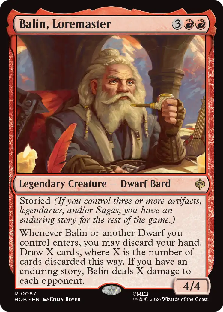 Balin, Loremaster [The Hobbit] | Deep Dive Games St. Marys