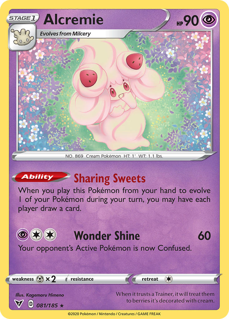 Alcremie (081/185) [Sword & Shield: Vivid Voltage] | Deep Dive Games St. Marys