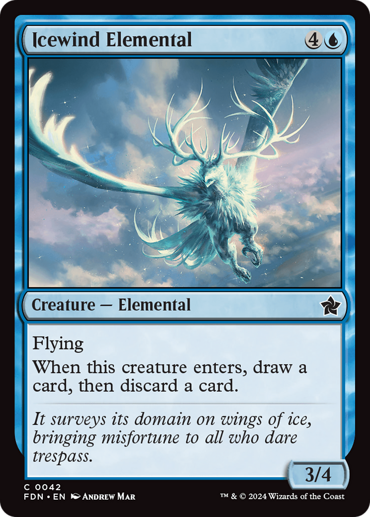 Icewind Elemental [Foundations] | Deep Dive Games St. Marys