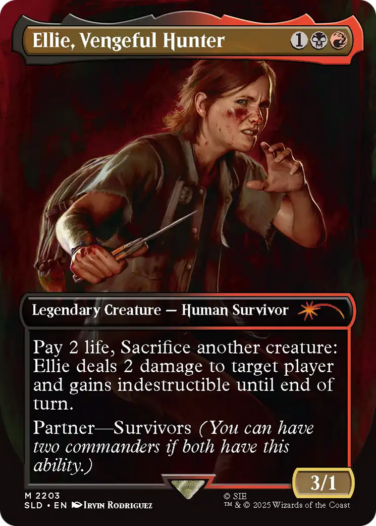 Ellie, Vengeful Hunter [Secret Lair Drop Series] | Deep Dive Games St. Marys